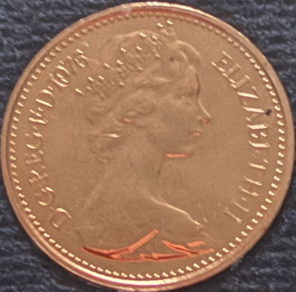 1976 Half New Penny  coin collectible - Main Image 2
