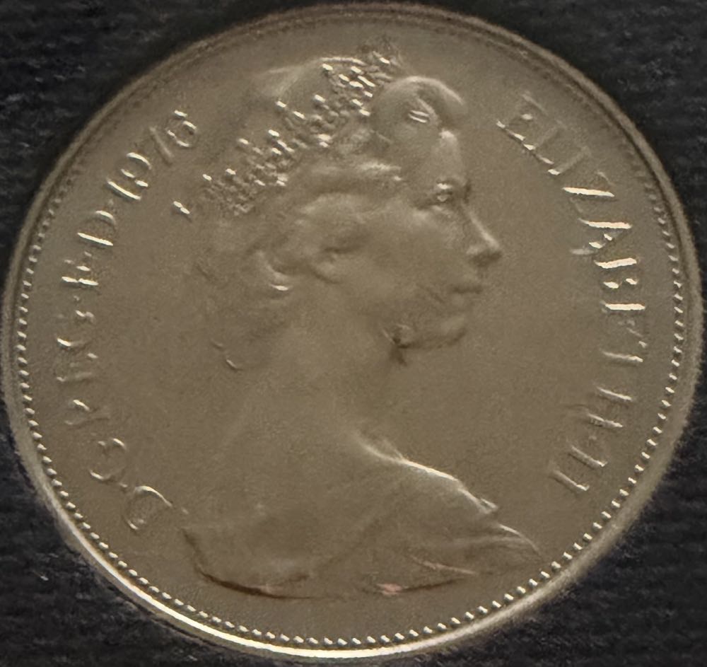 1976 Ten New Pence  coin collectible - Main Image 2