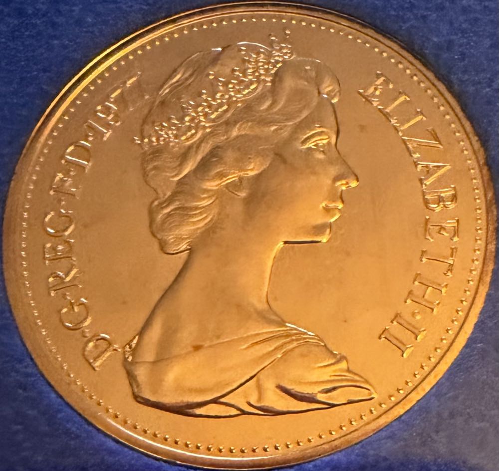 1977 Two New Pence  coin collectible - Main Image 2