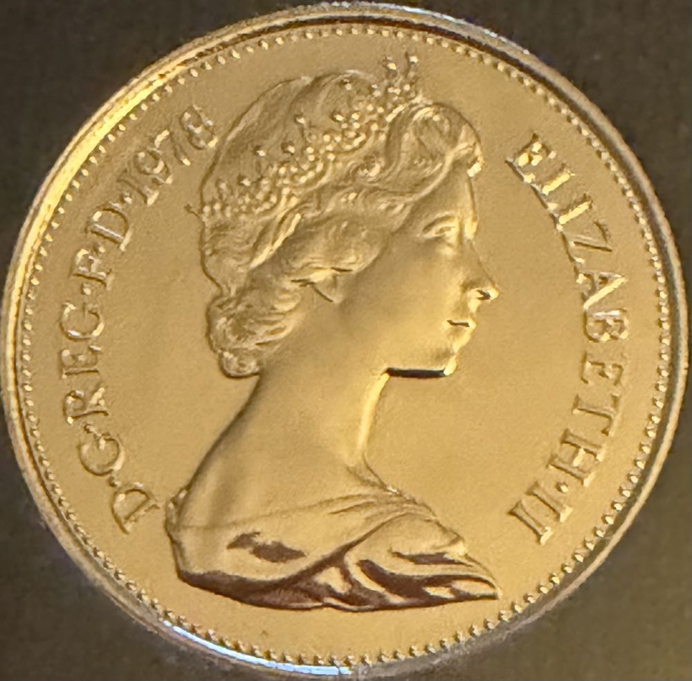 1978 Five New Pence  coin collectible - Main Image 2