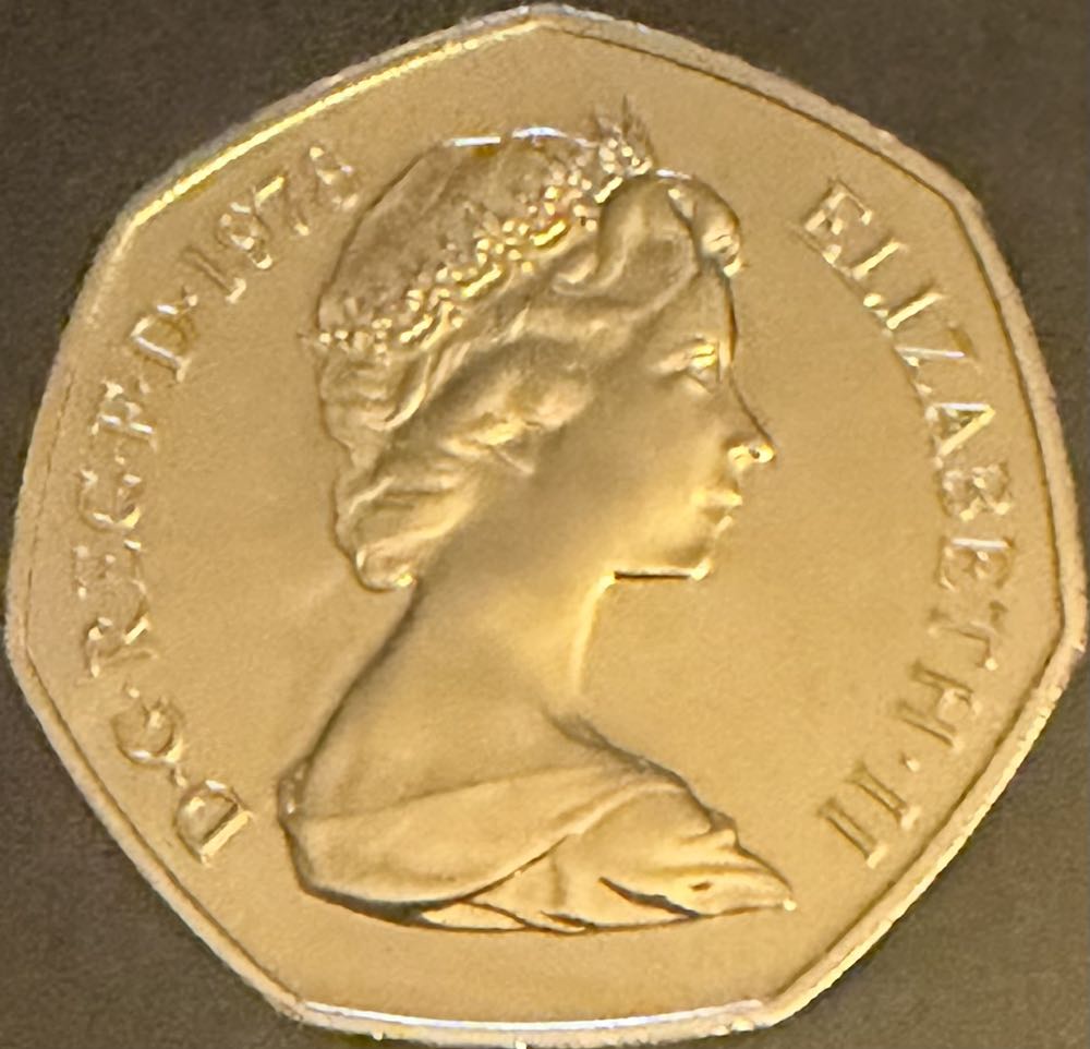1978 Fifty New Pence (2)  coin collectible - Main Image 2