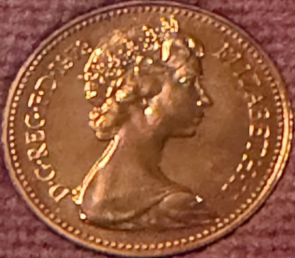 1979 One New Penny  coin collectible - Main Image 2
