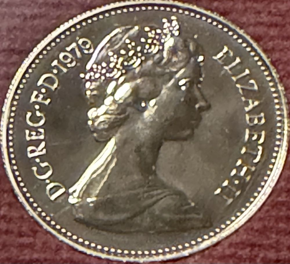 1979 Five New Pence  coin collectible - Main Image 2