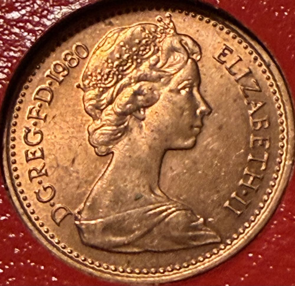 1980 Half New Penny  coin collectible - Main Image 2