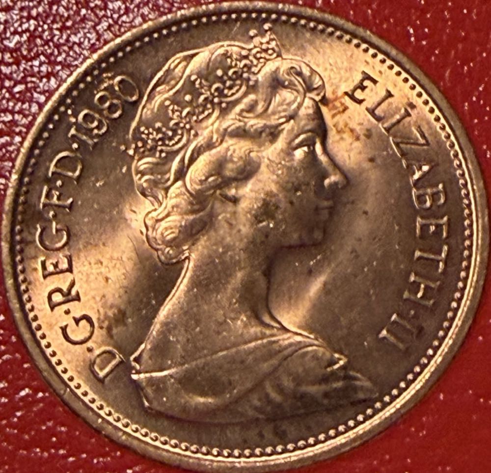 1980 Two New Pence  coin collectible - Main Image 2