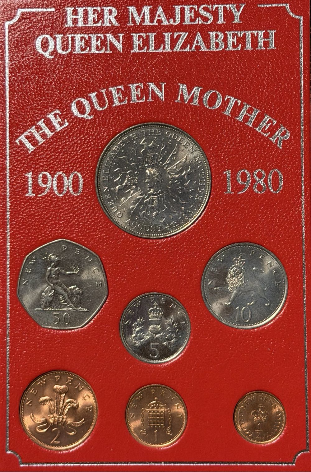 1980 Five New Pence (2)  coin collectible - Main Image 3