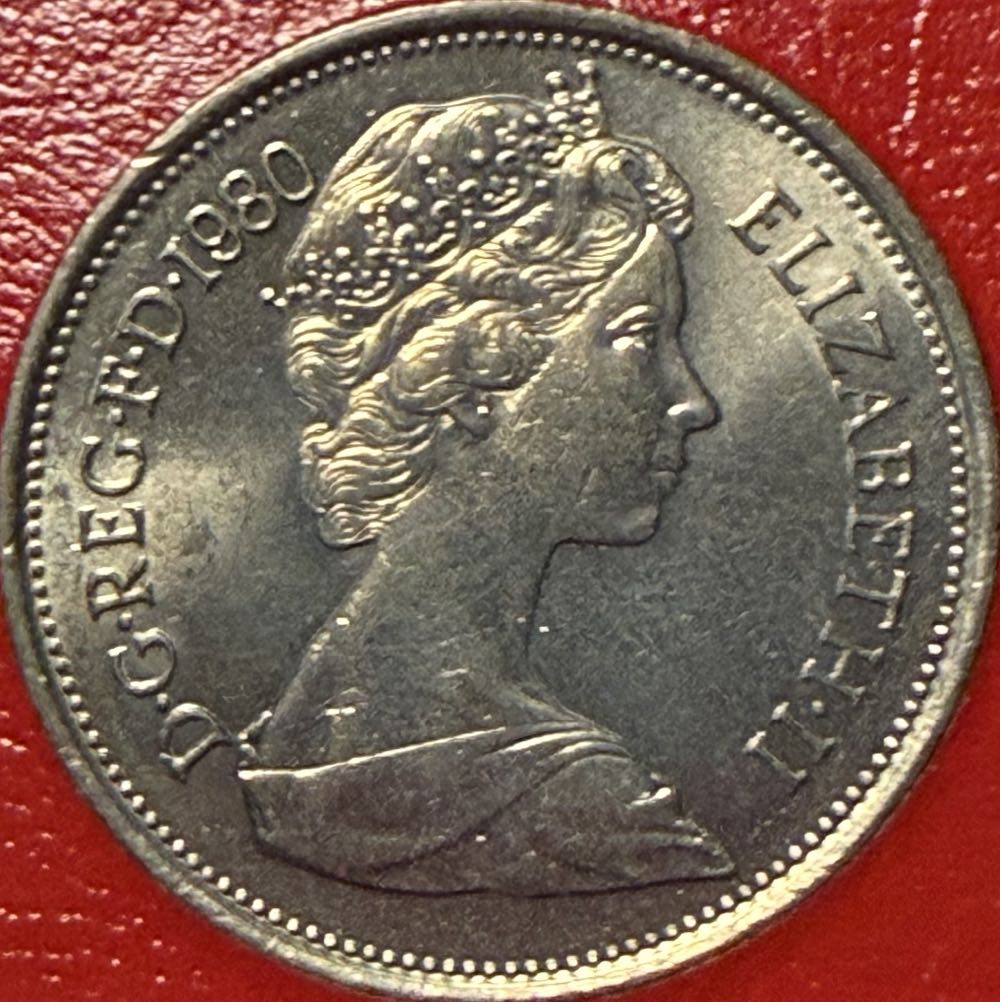 1980 Ten New Pence  coin collectible - Main Image 2