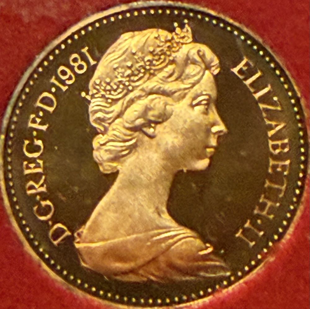 1981 One New Penny  coin collectible - Main Image 2