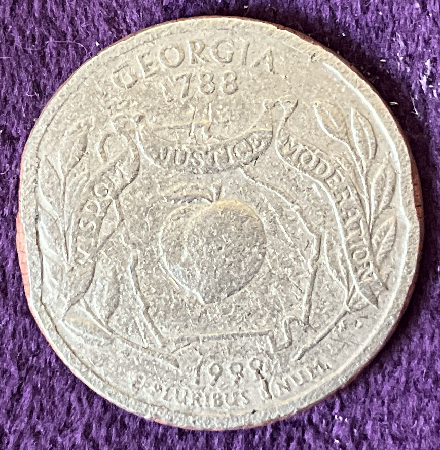 Washington Quarter Georgia 1999 D 1  coin collectible - Main Image 2