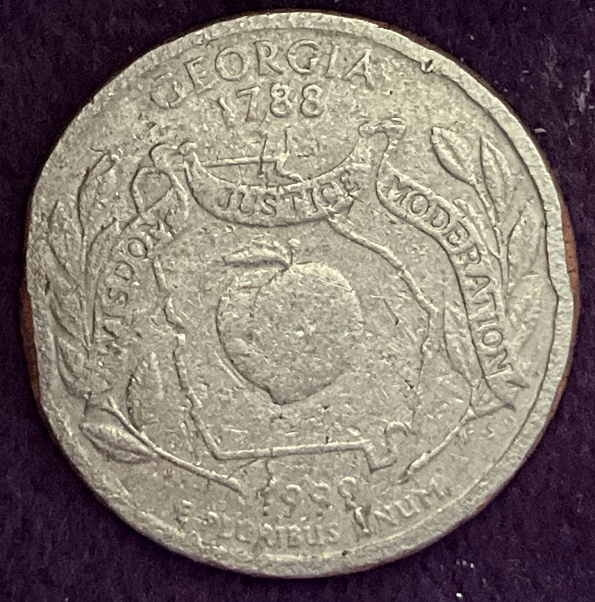 Washington Quarter Georgia 1999 D 1  coin collectible - Main Image 4