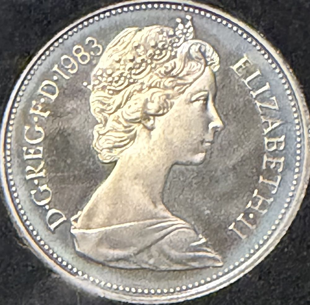 1983 English Lion 10p  coin collectible - Main Image 2