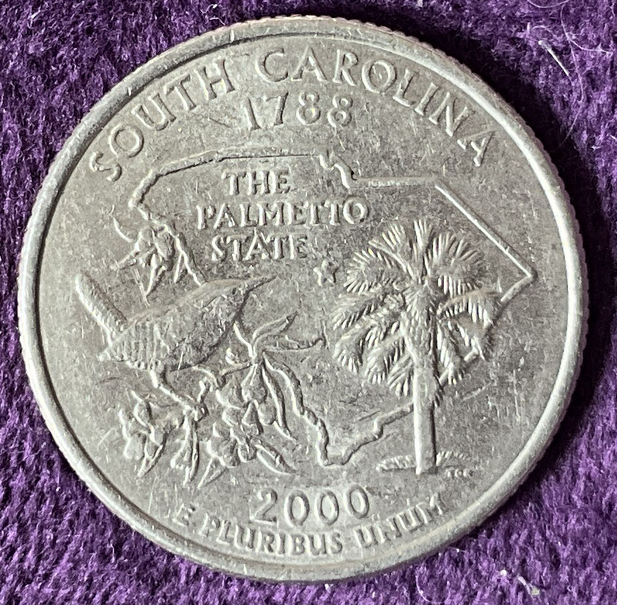 Washington Quarter South Carolina 2000 D 1  coin collectible - Main Image 2