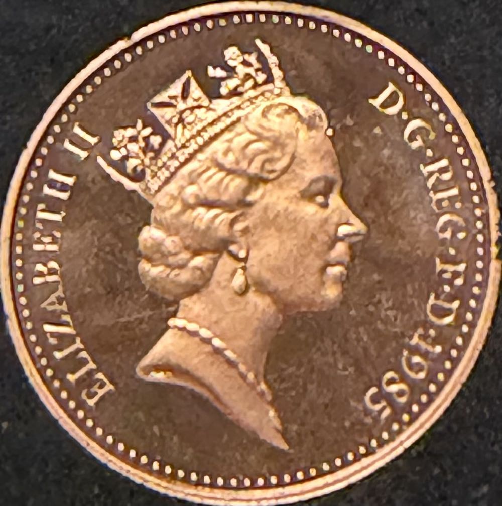 1985 Portcullis 1p  coin collectible - Main Image 2