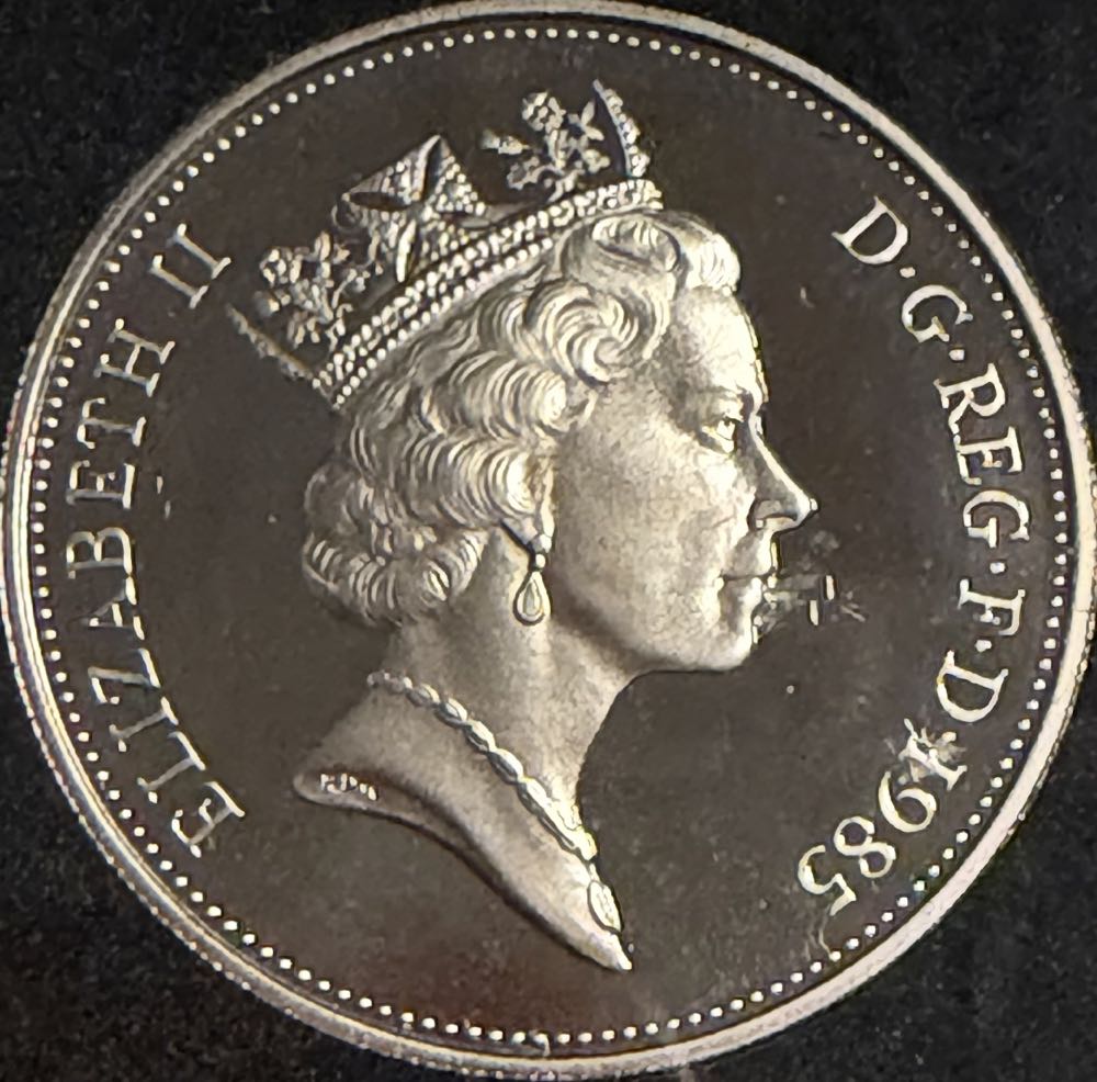 1985 English Lion 10p  coin collectible - Main Image 2