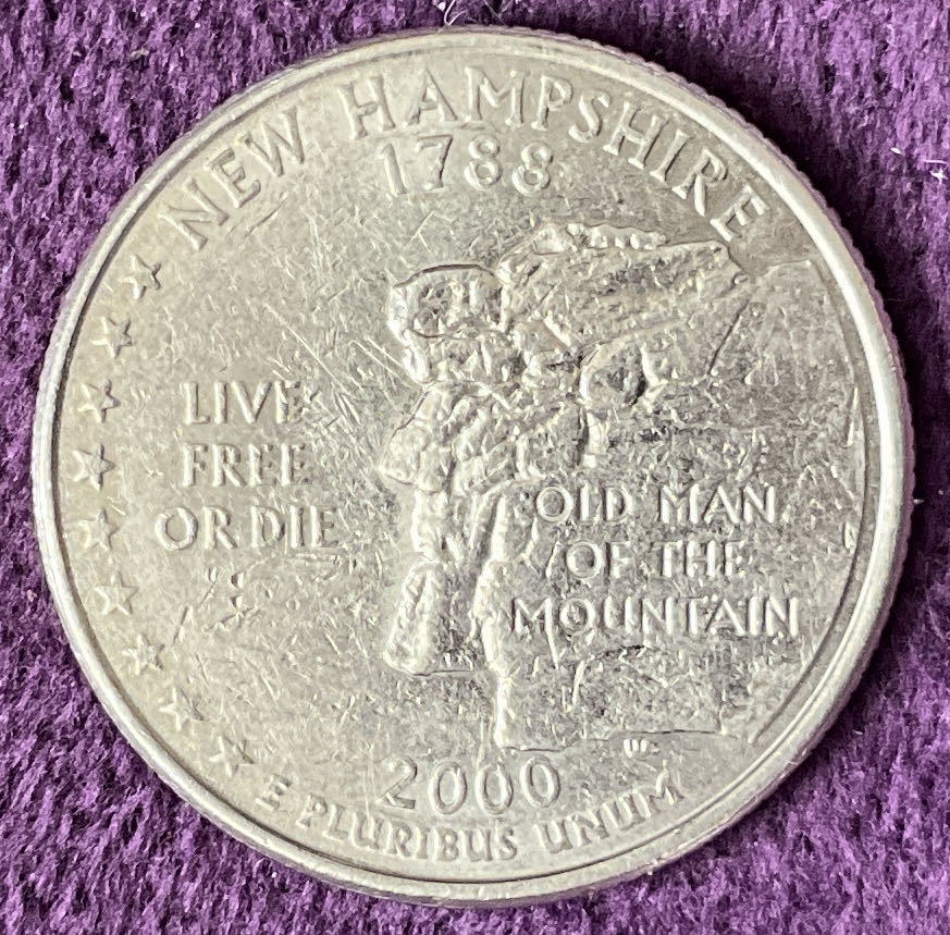 Washington Quarter New Hampshire 2000 P 1  coin collectible - Main Image 2