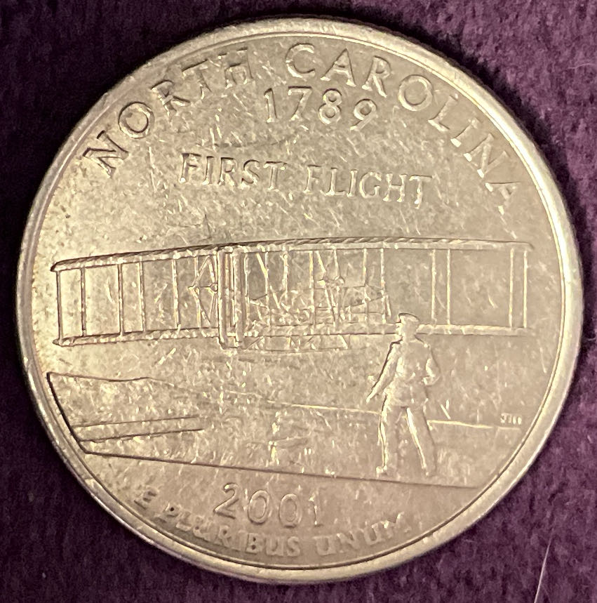 Washington Quarter North Carolina 2001 D 1  coin collectible - Main Image 4