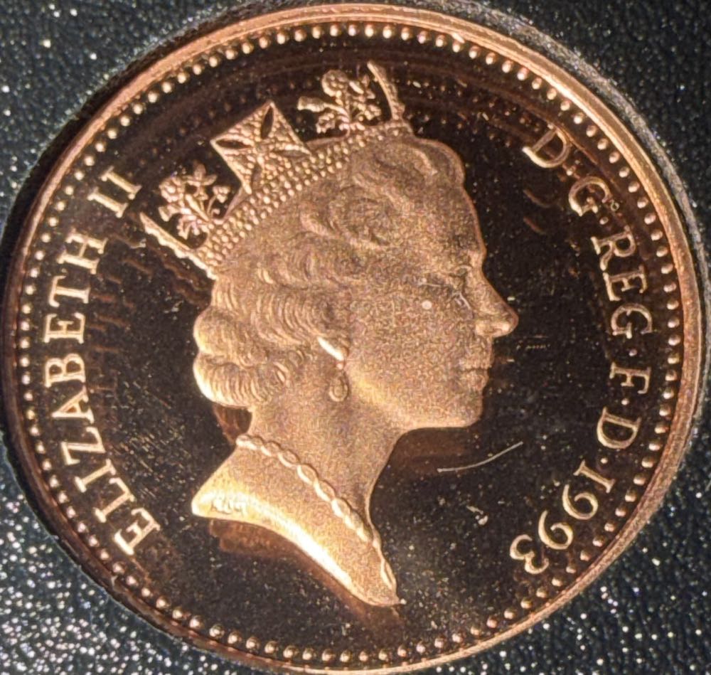 1993 Portcullis 1p  coin collectible - Main Image 2