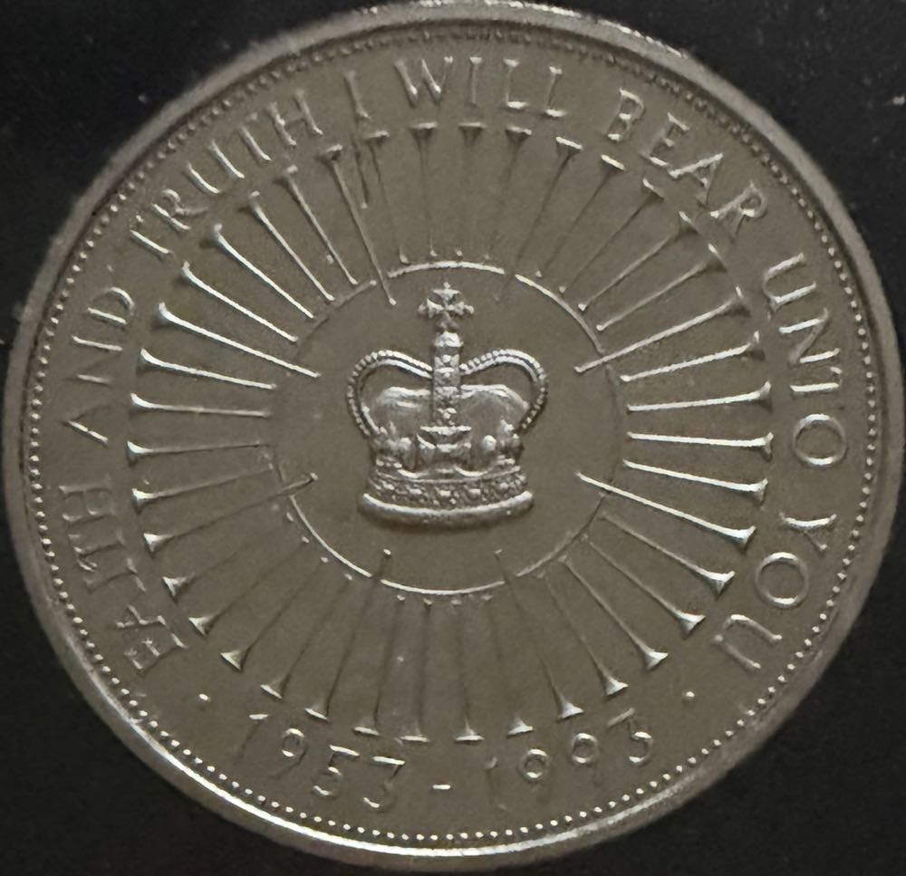 1993 Coronation 40th Anniversary £5 (2)  coin collectible - Main Image 2