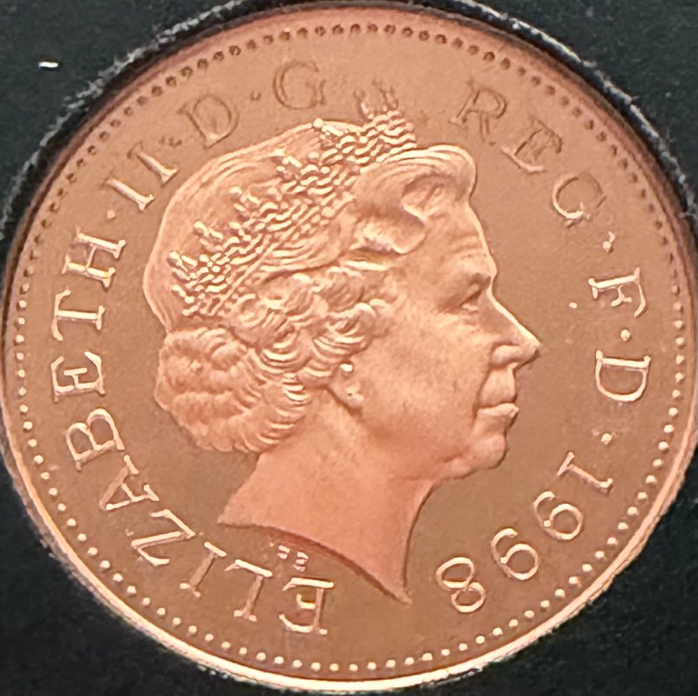 1998 Portcullis 1p  coin collectible - Main Image 2