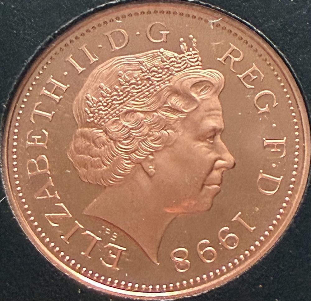 1998 Prince Of Wales Badge 2p  coin collectible - Main Image 2