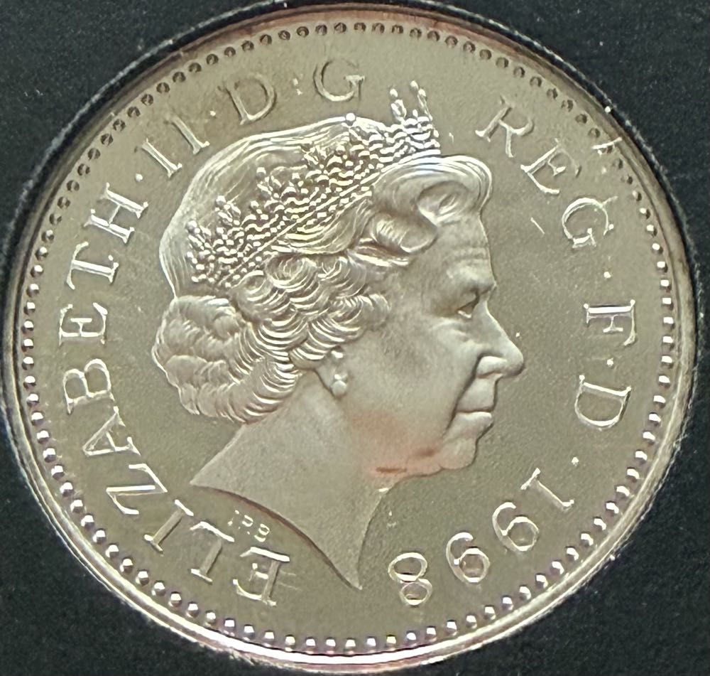 1998 English Lion 10p  coin collectible - Main Image 2