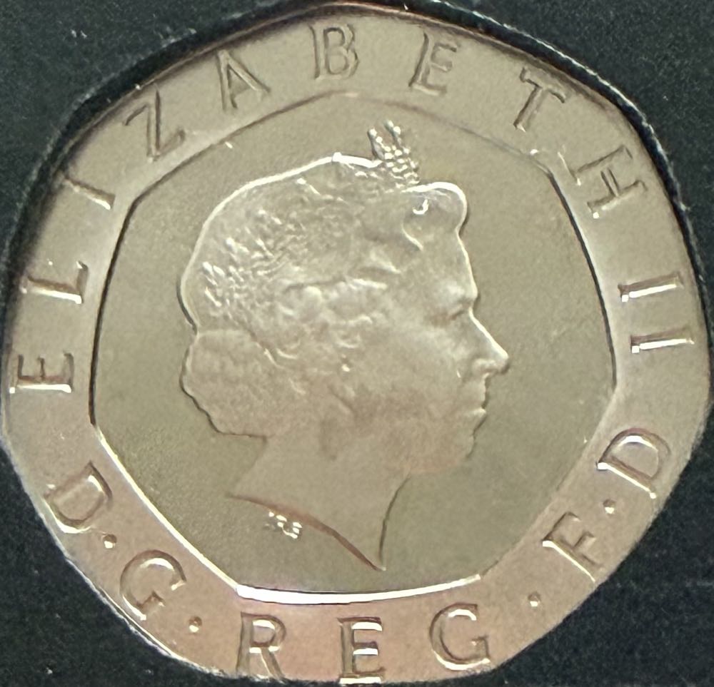 1998 Tudor Rose 20p  coin collectible - Main Image 2