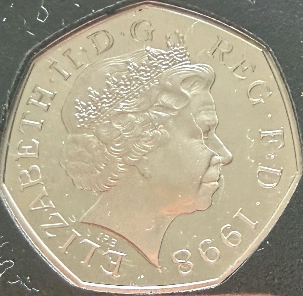 1998 European Community 50p (2)  coin collectible - Main Image 2