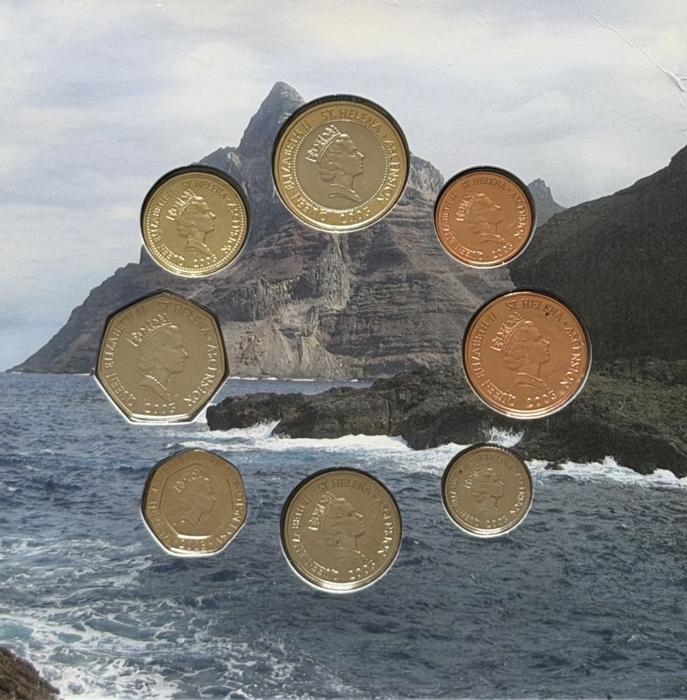 2003 St Helena Ebony Flower 20p  coin collectible - Main Image 4