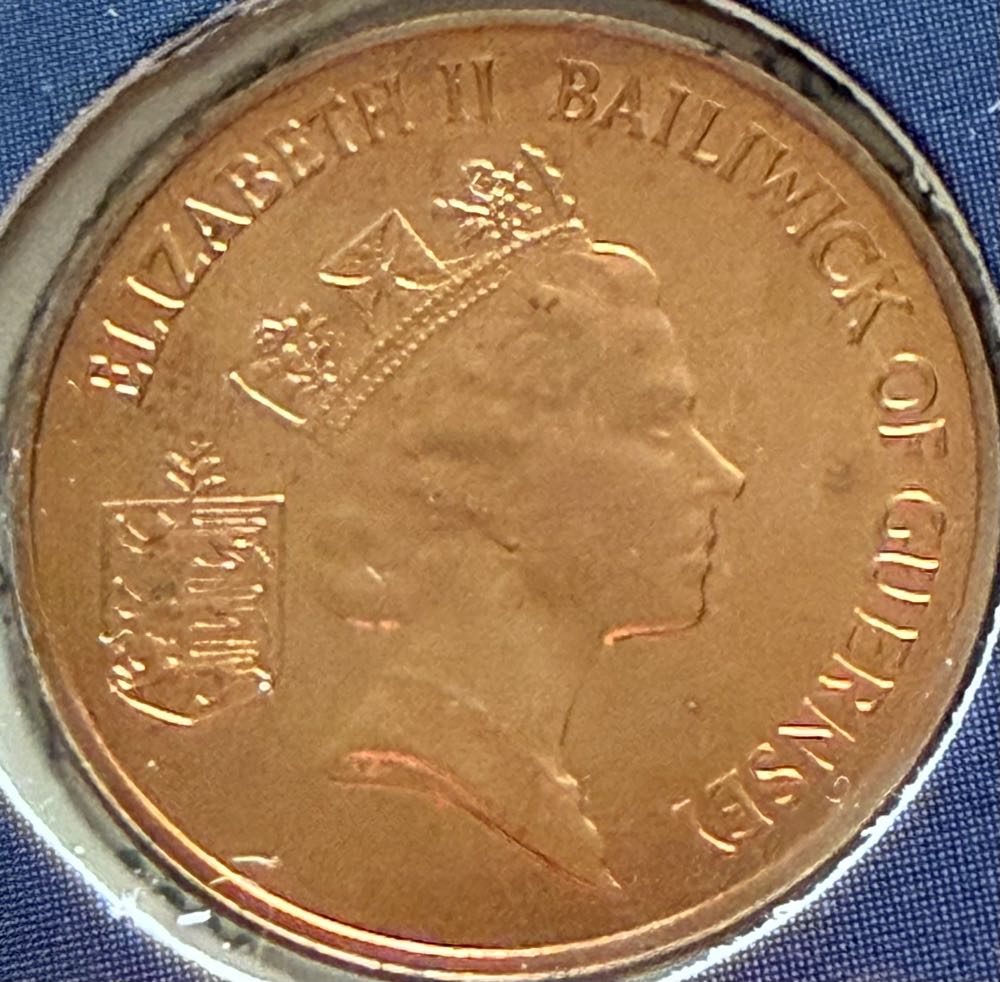 1985 The Guernsey Crab 1p  coin collectible - Main Image 2