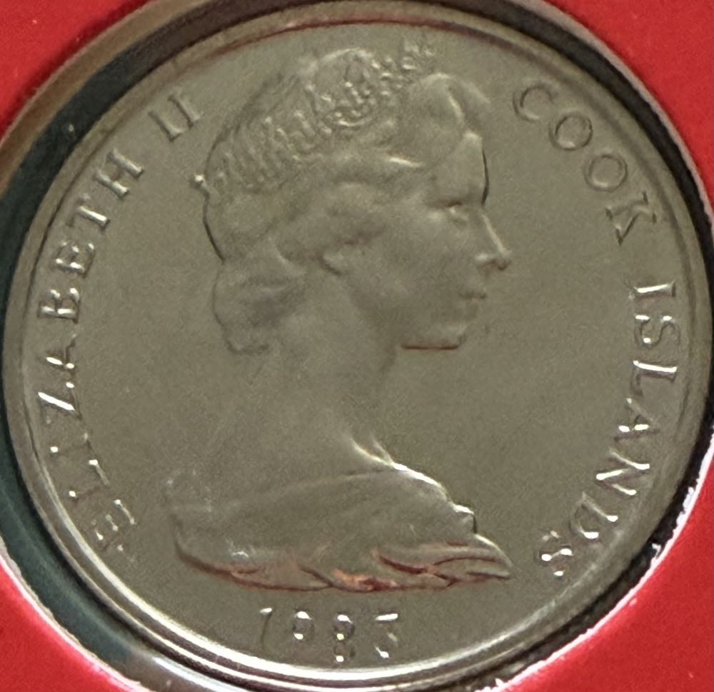 1983 Hibiscus Flower 5c  coin collectible - Main Image 2