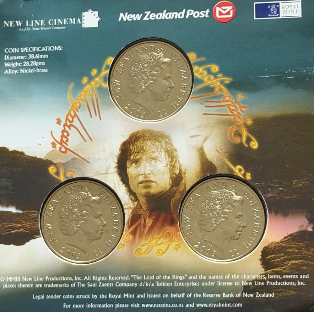 2003 Lord Of The Rings $1  coin collectible - Main Image 4