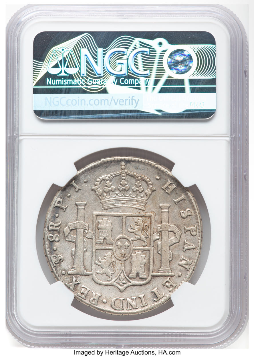 BOLIVIA ”CAROLUS IIII” 8R 1808PTS PJ  coin collectible - Main Image 2