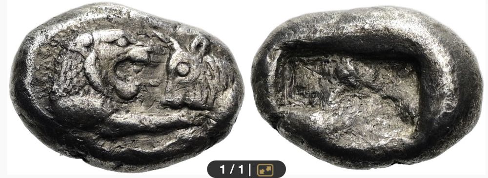 Kroisos, 561 - 546 v. Chr. 1/3 Stater  coin collectible - Main Image 3