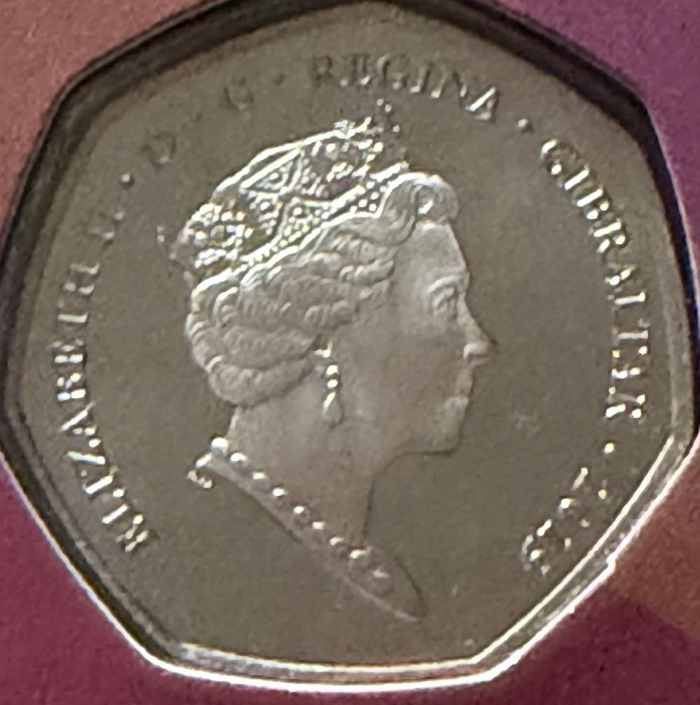 2019 Island Games XVIII 50p  coin collectible - Main Image 2