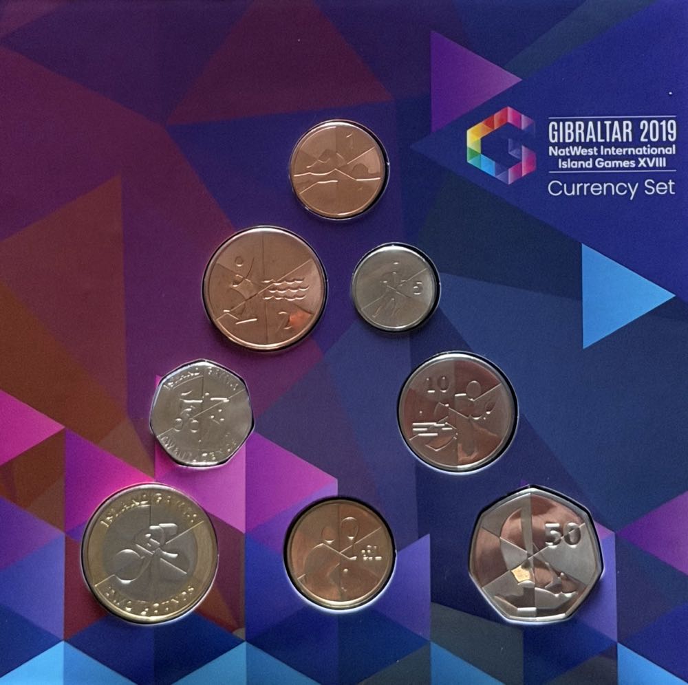 2019 Island Games XVIII £1  coin collectible - Main Image 3