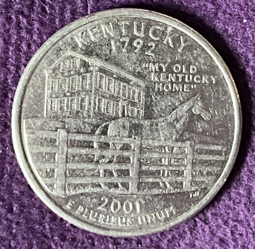Washington Quarter Kentucky 2001 D 2  coin collectible - Main Image 2