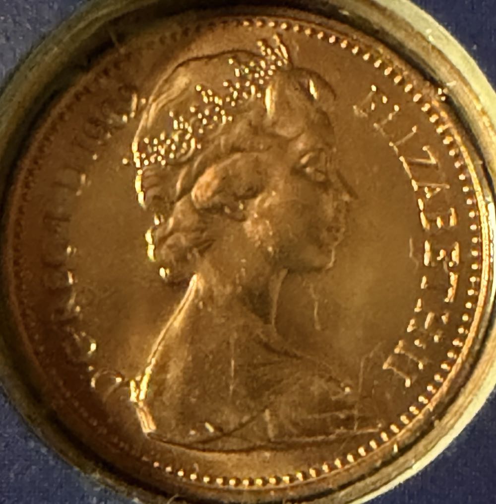 1982 Portcullis 1p  coin collectible - Main Image 2