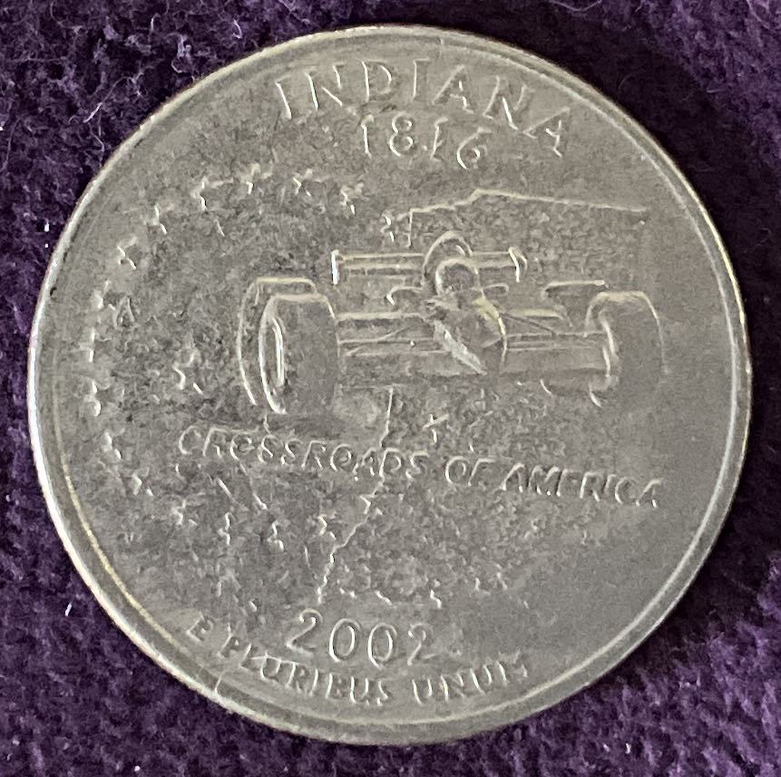 Washington Quarter Indiana 2002 D 1  coin collectible - Main Image 4
