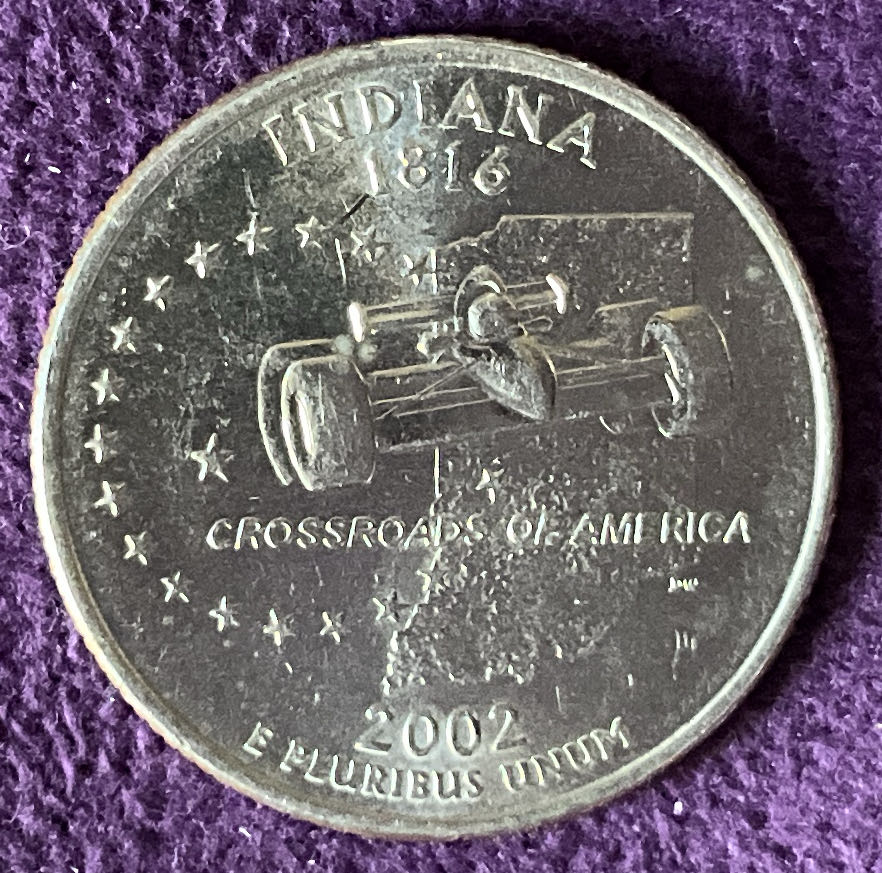 Washington Quarter Indiana 2002 D 2  coin collectible - Main Image 2