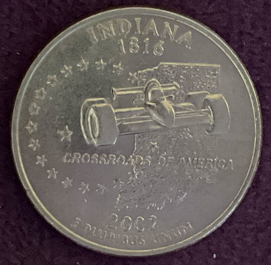 Washington Quarter Indiana 2002 D 2  coin collectible - Main Image 4