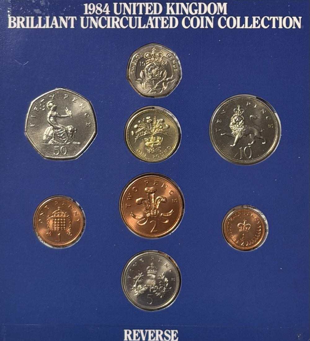 1984 Britannia 50p  coin collectible - Main Image 3