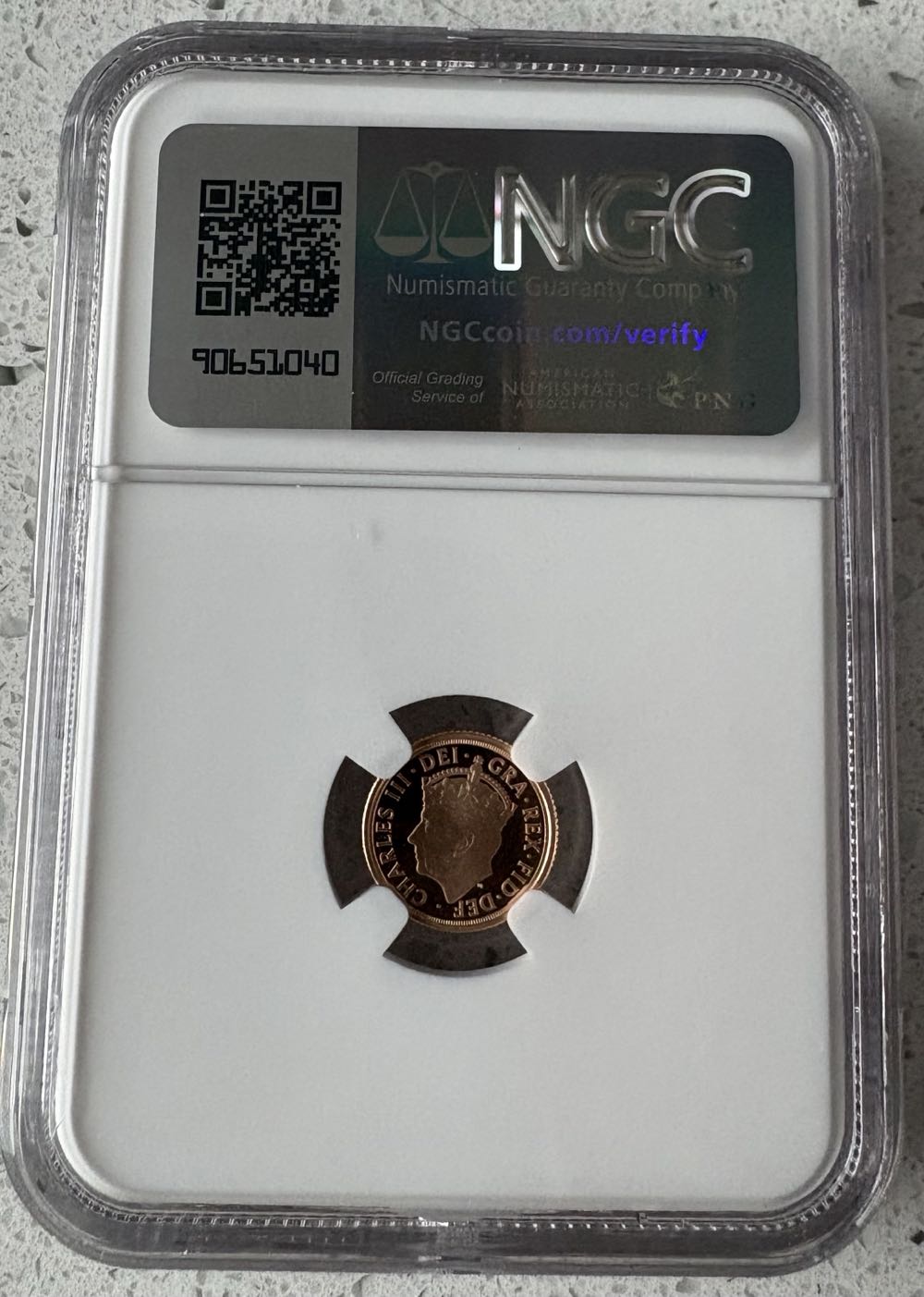 2016 1/4 Proof Sovereign  coin collectible - Main Image 2