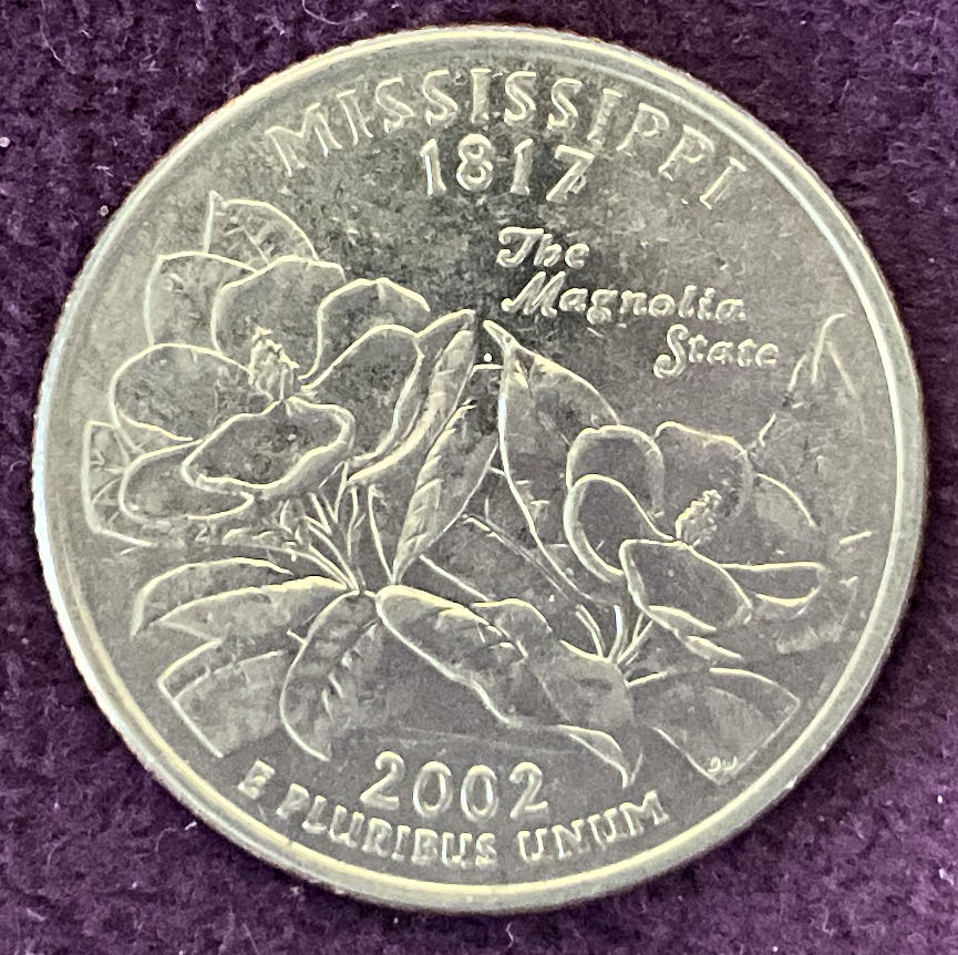 Washington Quarter Mississippi 2002 D 1  coin collectible - Main Image 2