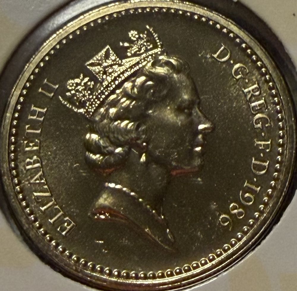 1986 Northern Ireland Flax £1 (2)  coin collectible - Main Image 2