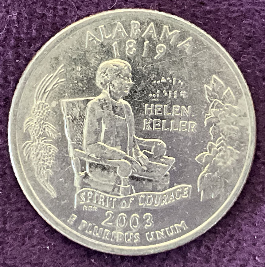 Washington Quarter Alabama 2003 D 1  coin collectible - Main Image 2
