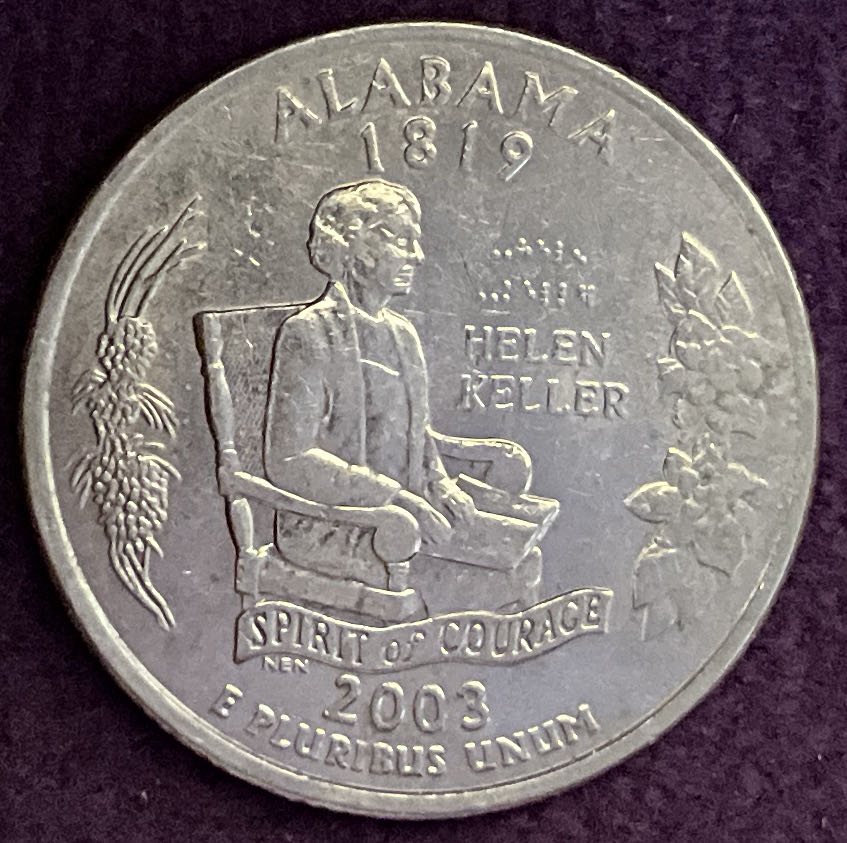 Washington Quarter Alabama 2003 D 1  coin collectible - Main Image 4