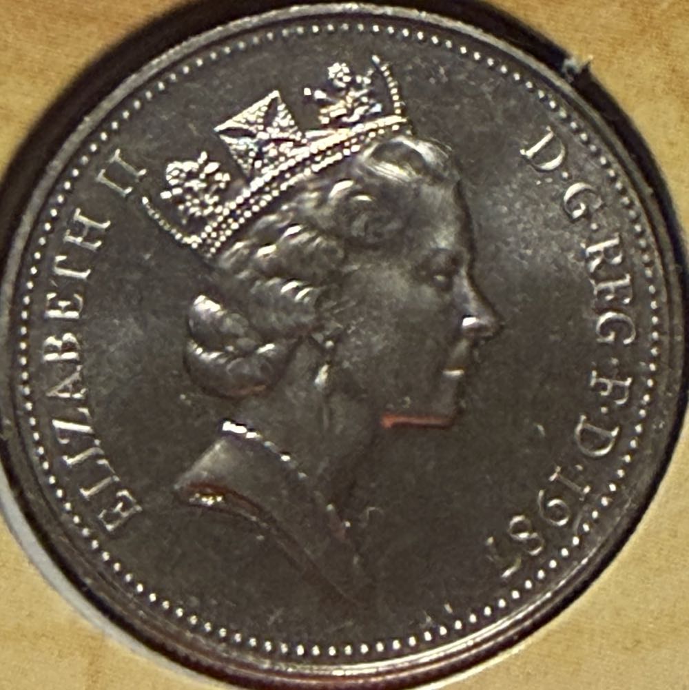 1987 Scottish Thistle 5p  coin collectible - Main Image 2