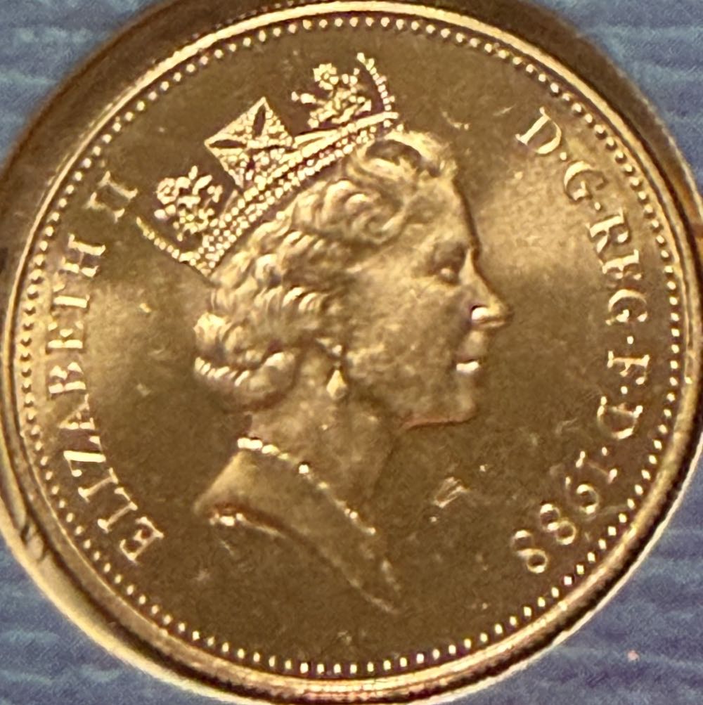 1988 Scottish Thistle 5p (2)  coin collectible - Main Image 2