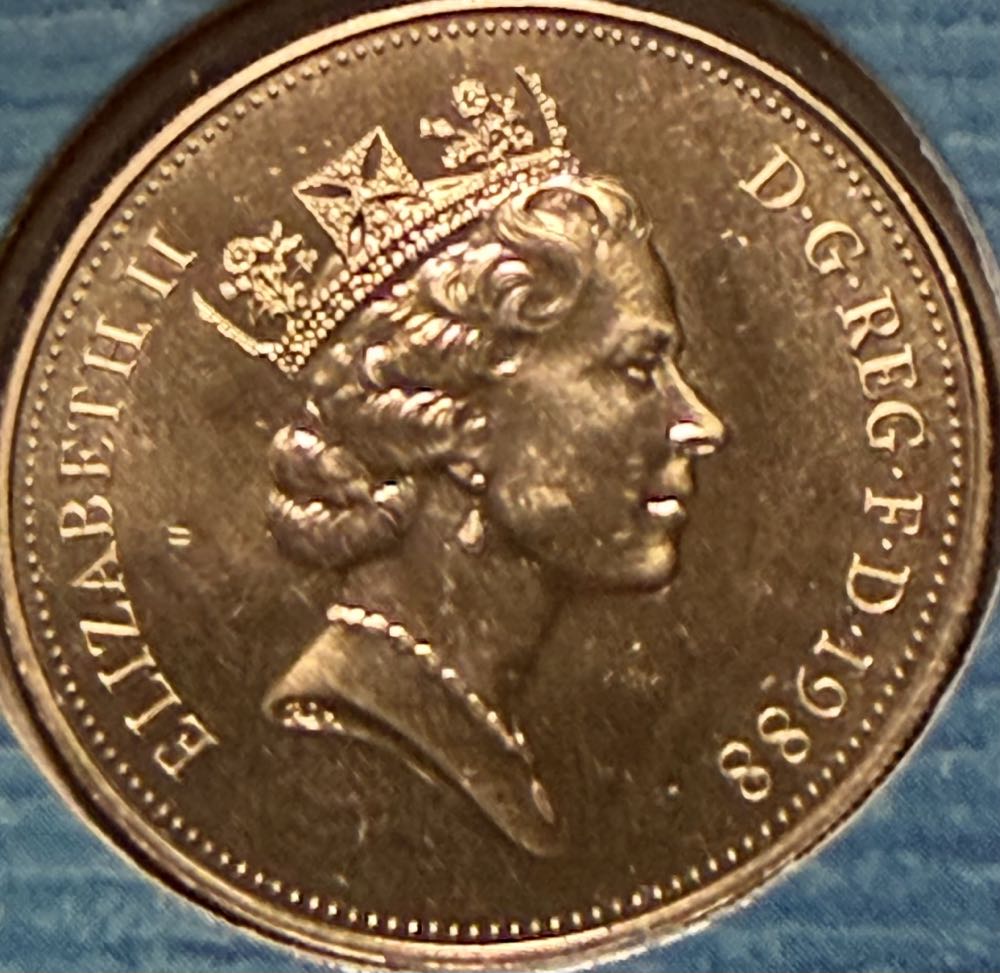 1988 English Lion 10p  coin collectible - Main Image 2