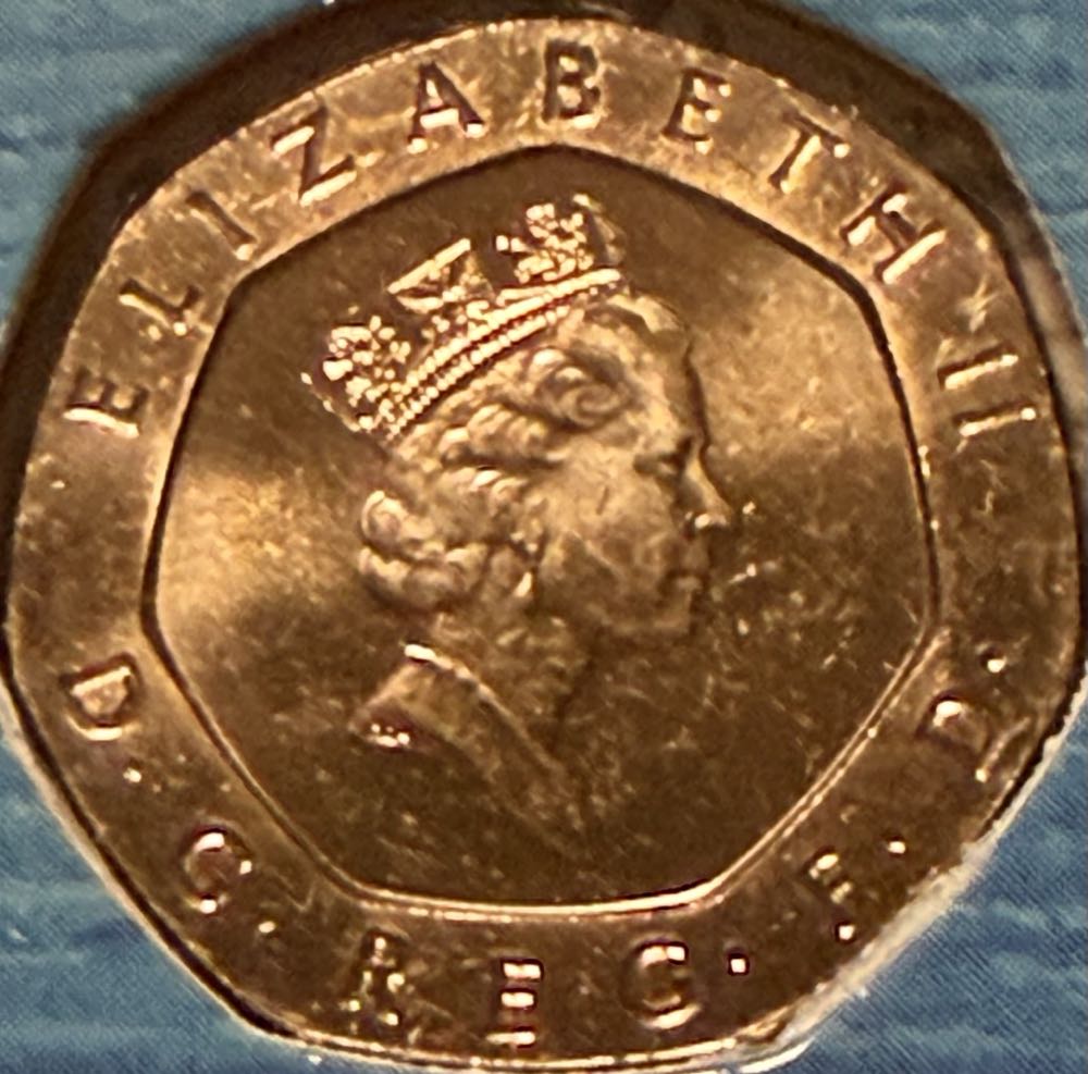 1988 Tudor Rose 20p (2)  coin collectible - Main Image 2